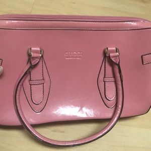 Pink leather Gucci Bag